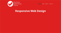 Desktop Screenshot of businessadvertisingonline.com.au